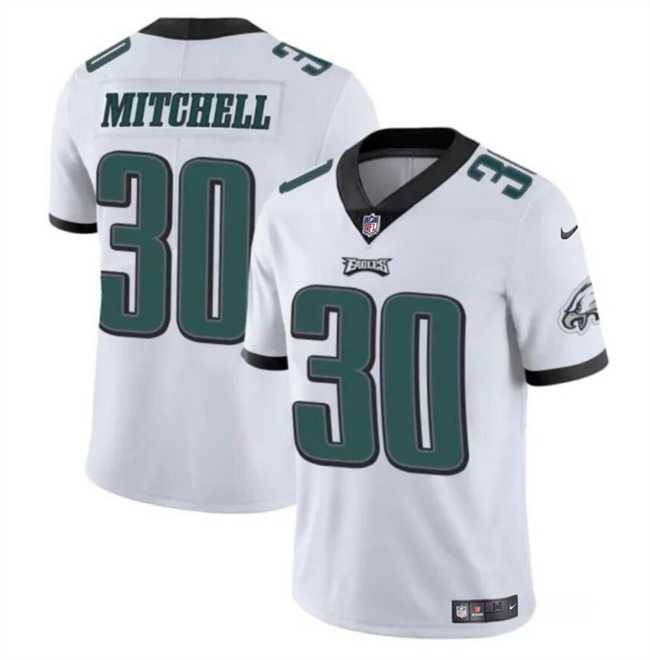 Men & Women & Youth Philadelphia Eagles #30 Quinyon Mitchell White 2024 Draft Vapor Untouchable Limited Stitched Jersey